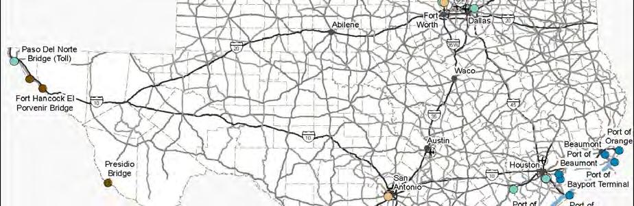 Texas Freight Gateways/Freight Generators How do you define a freight gateway?