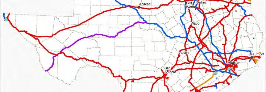 Preliminary Texas Rail Priority Freight Network Any missing links that need to be added?