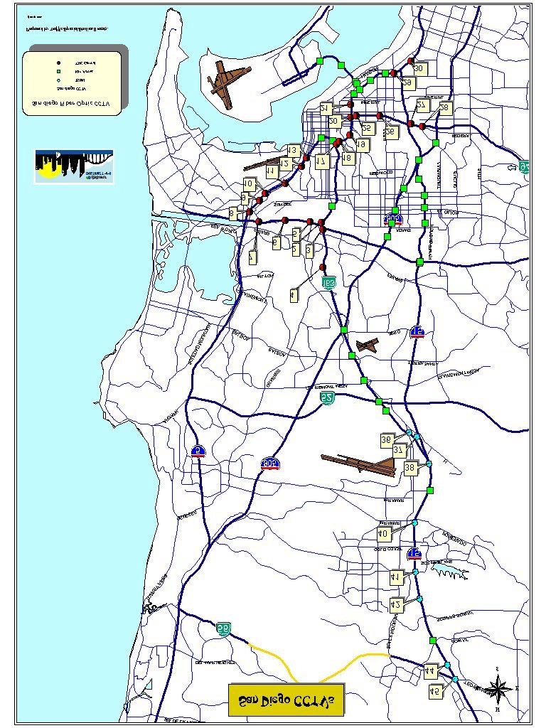 Note: Future Coverage is Planned for Most Segments of Freeways Source: Caltrans D11