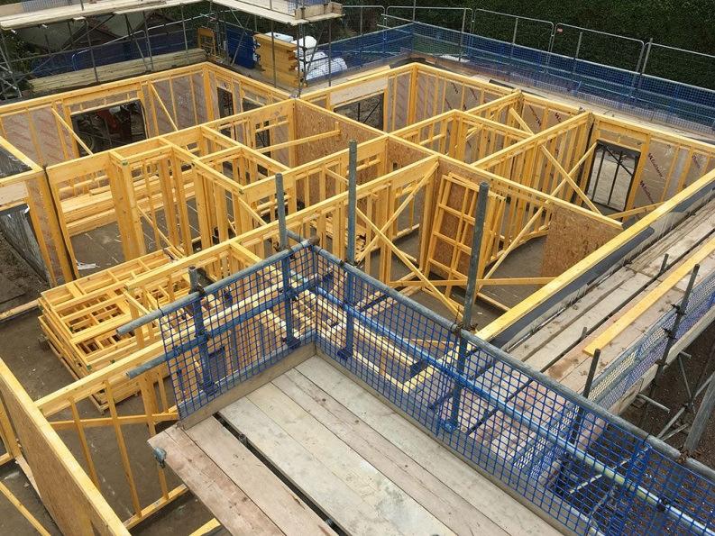 follow on trades earlier Service integration and open web joists reduce fit out