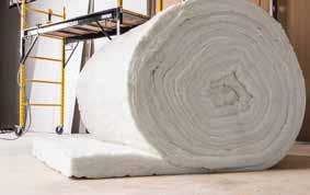 5 ) Width: 483mm (19 ) PEBS Blanket ROLLS BLOW-IN FIBREGLASS Fibres interlock into cavities to fill gaps and voids with no adhesive and no settling.