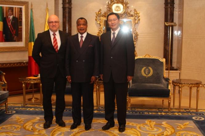 of Mines Pierre Oba and Minister of Transport Meetings with Cameroon President Paul