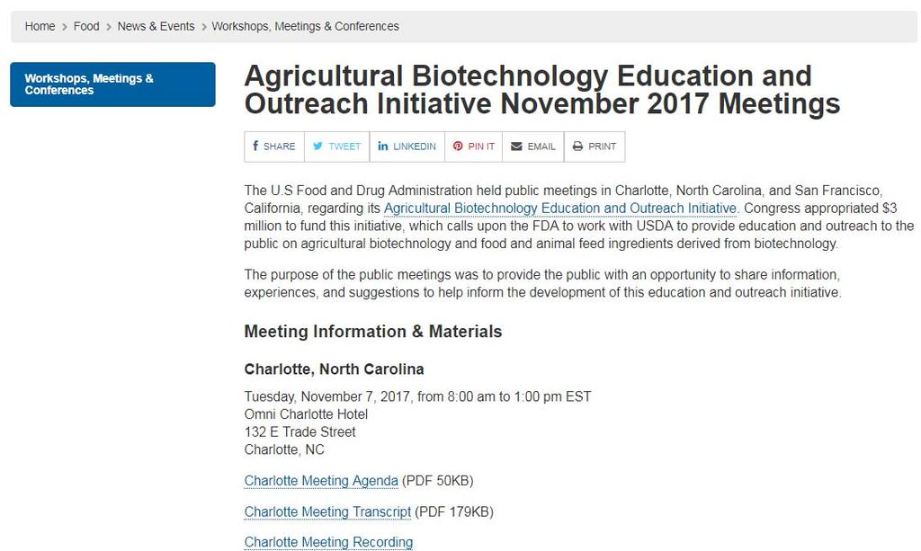 The Agricultural Biotechnology