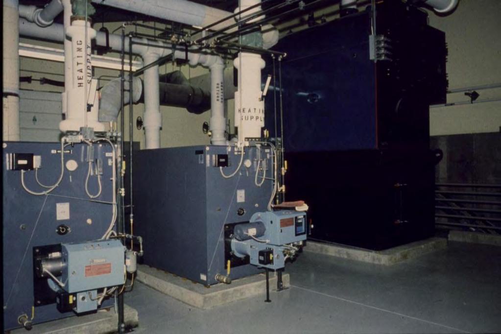 Woodchip Boiler Woodchip boiler with two backup oil boilers Provided by