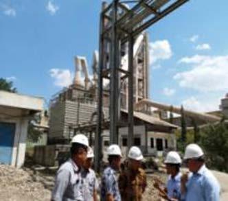 Semen Indonesia in Tuban, East Java which is collaborate between Indonesia and Japan with the participation of JFE Engineering Corporation.