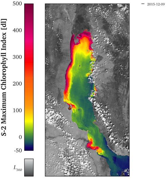 Water surface delineation EO can also be used to monitor pollution sources and