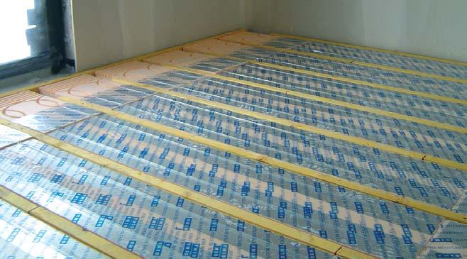 Underfloor Heating The Thermal Saddle System with Underfloor Heating Combining the proven superior acoustic performance of the Saddle System with water based underfloor heating systems, the Thermal