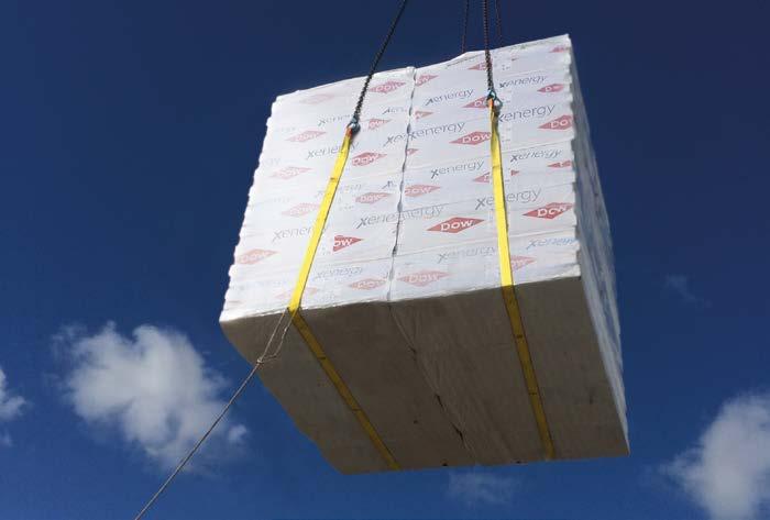 Part loads -- freight charges are made for full truck quantities of standard STYROFOAM products.