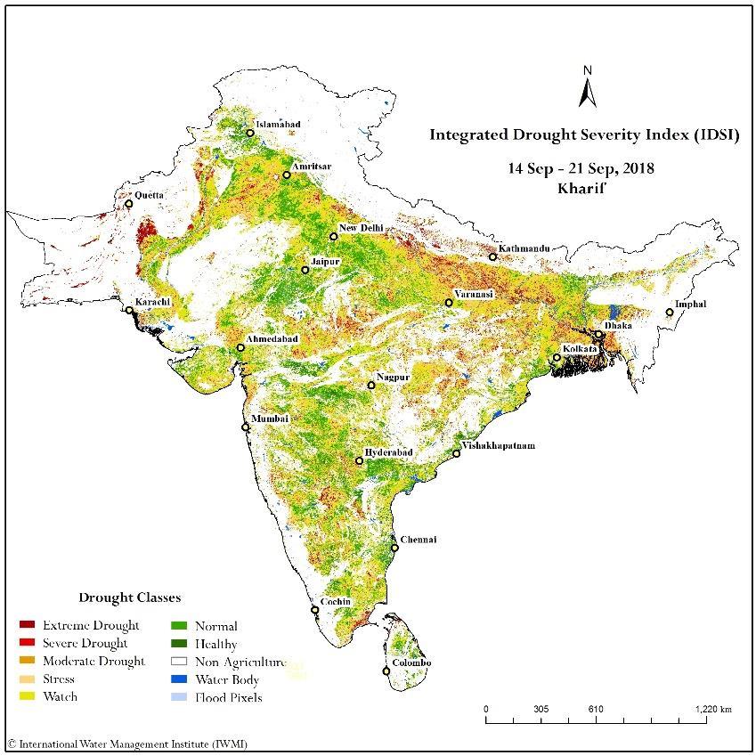 South Asia Drought Indices A Comparison & Assessment SA-DEWS SWADI IDSI South Asia-Drought Early Warning System (SA-DEWS) is an integrated approach based on satellite estimates of rainfall