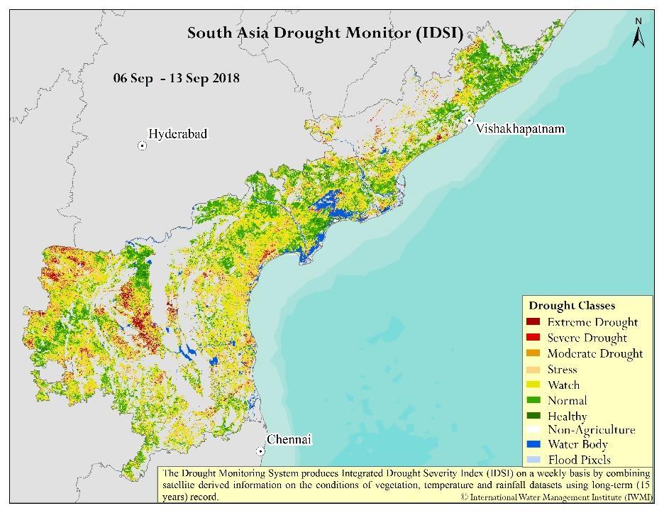 South Asia Drought Monitoring System (SADMS) Agriculture Assessment (Andhra