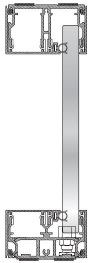 PARTITION «6» Double-panel partition with Aluminium