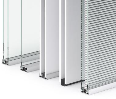 panels, top glass panels); «Offset» partition with single glass panel mounted on 93 mm