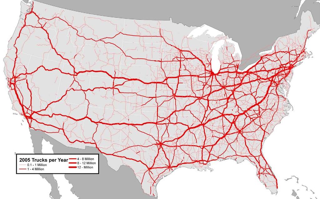 National Truck Corridors 7 Source: