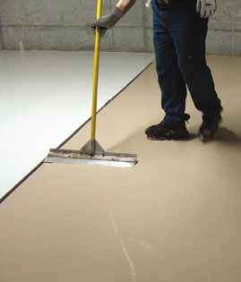 Requirements according to EN 13813 for cementitious screeds Performance of product + 5 C + 23 C Compressive strength: EN 13892-2 5 < N/mm² < 80 (28 days) 24 h 12 20 72 h 18 25 7 d 23 30 Smoothing