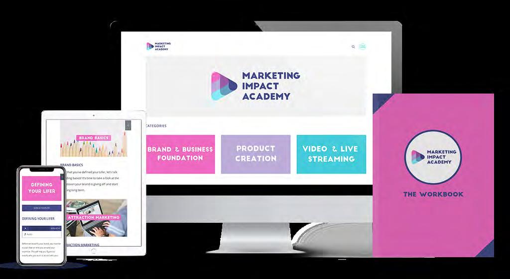 Marketing Impact Academy is a 10-Week go at your own pace virtual course for anyone wanting to grow a business or make extra income online with social media.