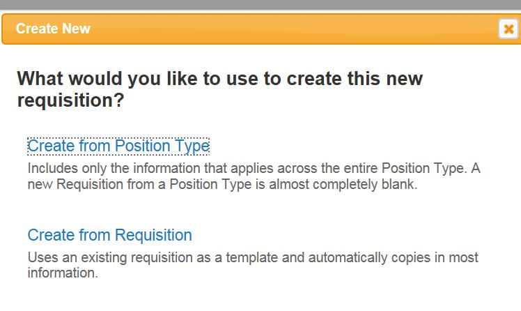 the page. 3. You can also select the orange Create New Requisition button from the Requisitions Screen. 4.