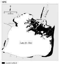 Physical Loss of Fish and Wildlife Between 1873 and 1973, over 90% of loss wetlands within Lake
