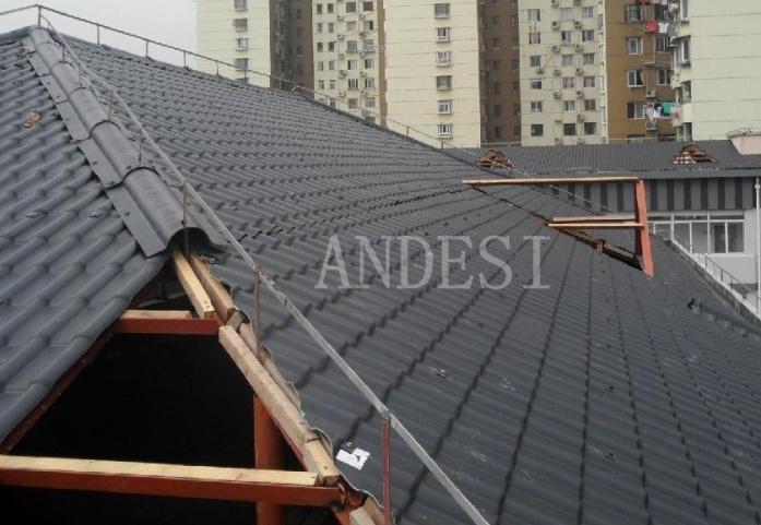 Easy to Assembly ASA Synthetic Resin tile is with big area each piece which
