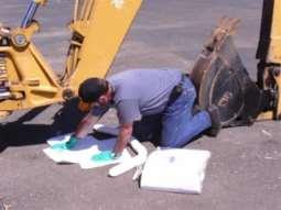 If vehicle/equipment outdoor maintenance is unavoidable, DO