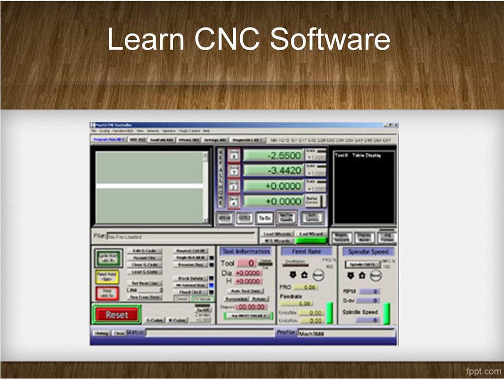 Once the CNC program has been purchased and downloaded, then it will need to be learned.