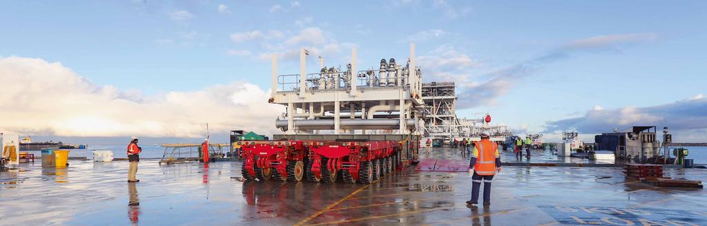 EPC Industry Oil and gas Shipping Period August 2014 to July 2015 Cargo 220 MT E-Room, 2x 650 MT modules and accessories Volume Shipped 25,430 CBM, 1,674 MT Case Study: Gas Compression Project deugro