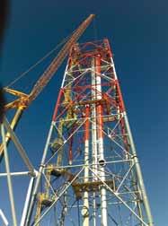 Guyed Supported A mechanically and structurally designed  Derrick Supported The