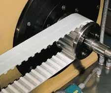 Folder and carrier belts as well as machine tapes safe-guard the precision of