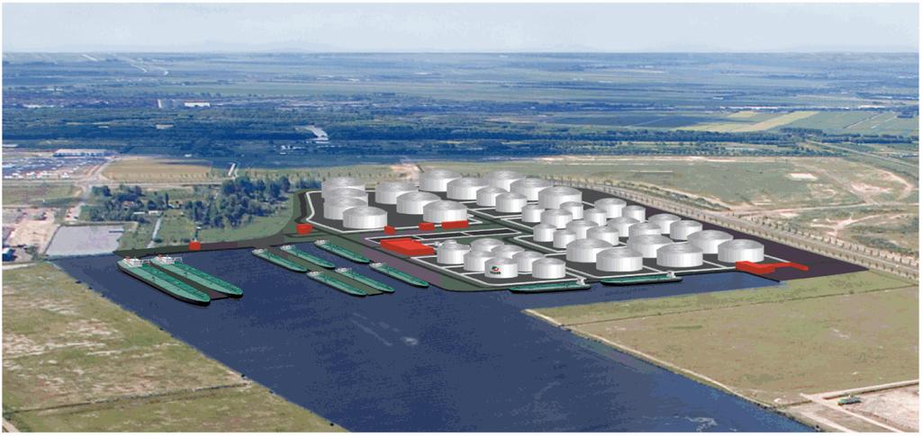 Amsterdam Westpoort (Phase1) Phase 1; 620,000 cbm, total planned storage capacity of 1.