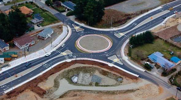 01% of the crashes are fatal (1 in 5 years among more than 350 roundabouts) and only 1% serious injury crashes.