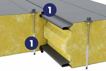 Using R-Foll products in a wall sandwich panel with a mineral wool core.