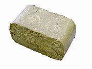 BRIQUETTE MADE FROM HAY Biomass briquettes are made of various