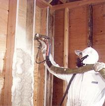 Spray on insulation applications insulating old cavity