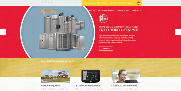 Sleek New Designs, Enhanced Features and Reporting Plus Top-Notch Customer Service What is Rheem WebSuite? Web-savvy customers search online for everything, including HVAC contractors.