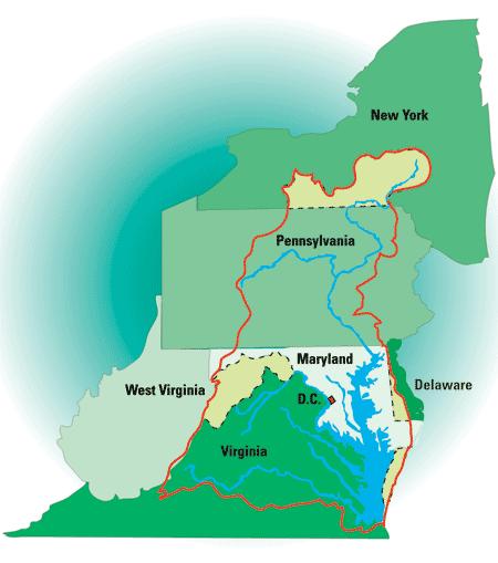 Introduction to the Chesapeake Bay Watershed Source: U.S. Fish & Wildlife Service, Restoring the Chesapeake Bay Watershed website, dated January 2011.