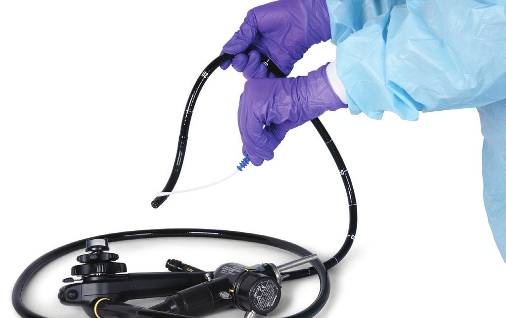 Appendix 2 Alternate Procedure for Collection of Samples from Flexible Endoscopes involves plugging the suction port on the Control Head.