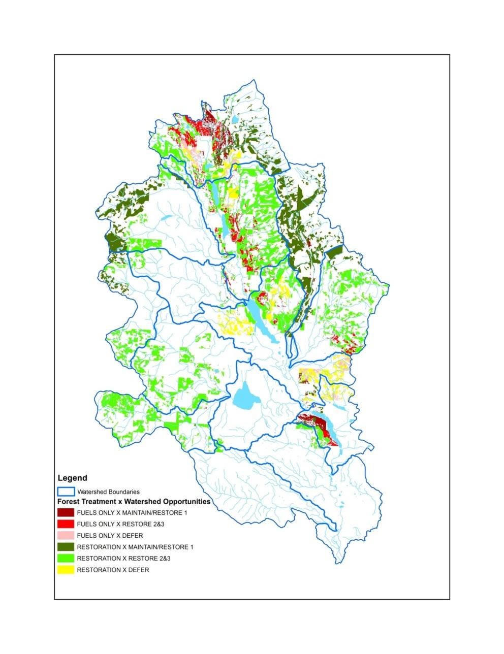 Challenges of large landscape aqua'c management Maintain or improve water quality and watershed func'on Natural variability in clima'c, biophysical, and disturbance- driven landscape