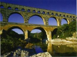 Bridges that divert water Often to arid climates or