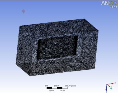 Import IGES model of Air Cavity in ANSYS Workbench for Meshing Fig 5.