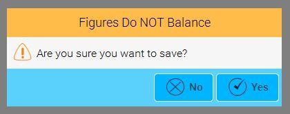 40 Only if a discrepancy is logged will you get this pop up box below when clicking Save on your cash up. It is just to make you aware before you save all details.