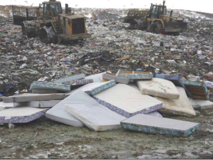 15-20 million mattresses & box-springs are disposed of each year in the U.S.