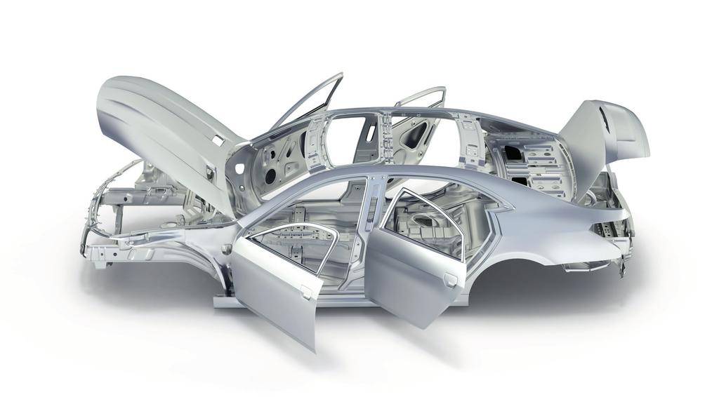 3 LIGHTWEIGTH CONSTRUCTION AS A NEW CHALLENGE The demand for weight reduction to reduce CO2 emissions has led to an increase in the use of Aluminium as a material in the auto-mobile industry.