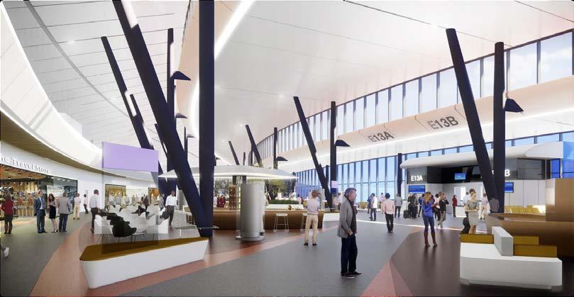 TERMINAL E MODERNIZATION Project: Terminal E Modernization (Logan International Airport) Construction Start: April 2019 Project Completion: March 2022 (Temporary Certificate of Occupancy for first