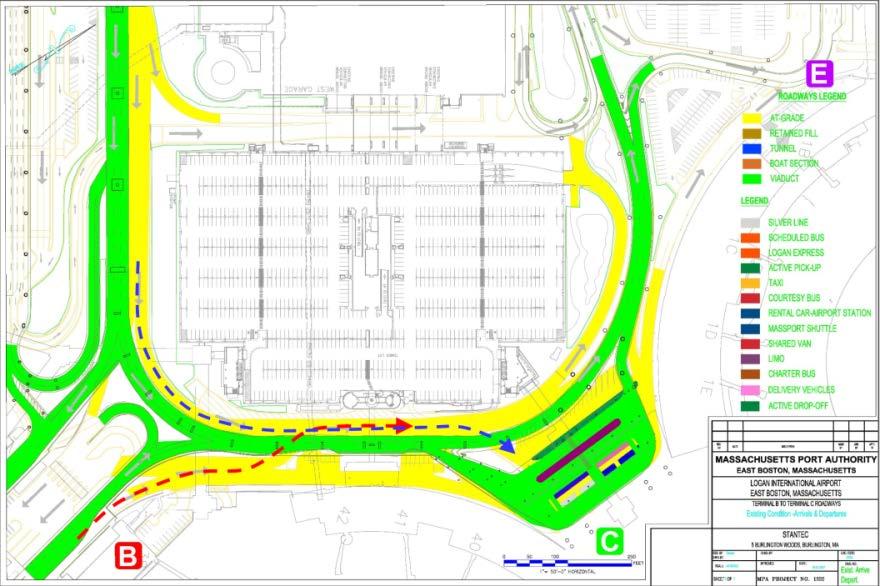 TERMINAL B-C ROADWAYS Project Scope, Goals and Issues Project: Terminal B-C Roadways Construction Start: Fall 2018 Construction Completion: Fall 2022 Project Scope Replace the 1960 s vintage section