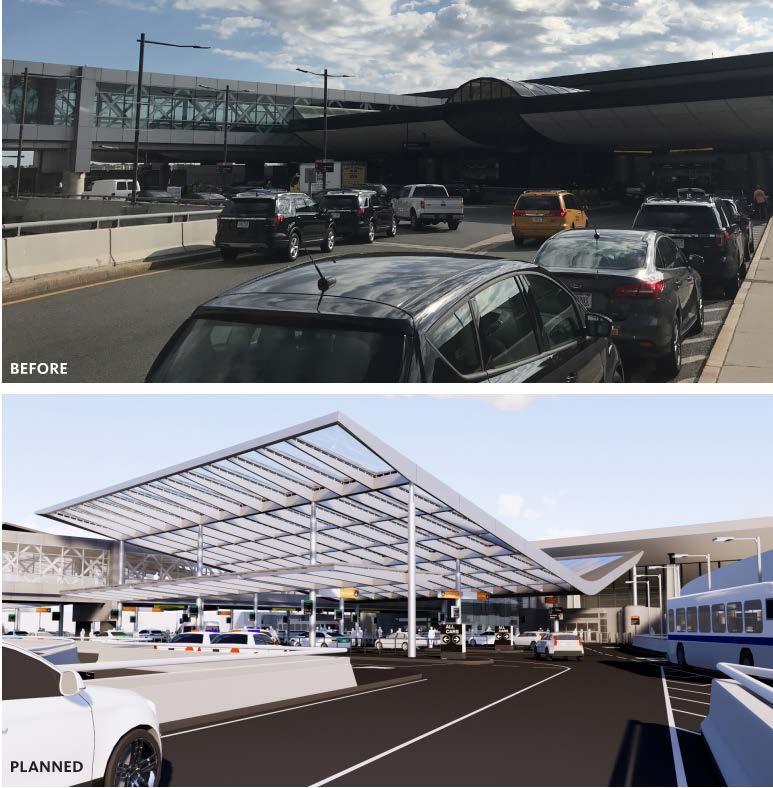 TERMINAL C CANOPY AND UPPER DECK Project: Terminal C Canopy and Upper Deck (Logan International Airport) Construction Start: March 2019 Project Completion: September 2021 Project Goals Expand