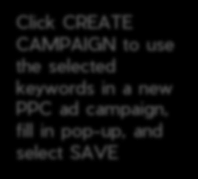 a new PPC ad campaign,
