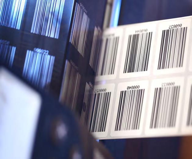 Up to 210 labels per minute. The information may differ on every label. Data may be transferred from external systems such as weighing systems or scanners or indeed your ERP system.