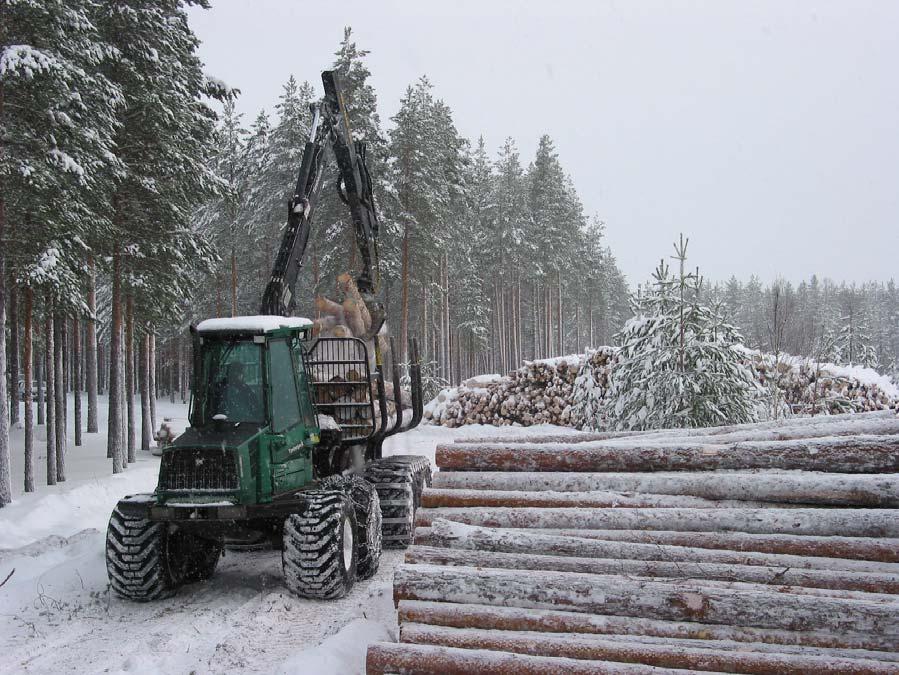 Border of industrial roundwood and energywood in Finland Stumpage price of pulpwood 13-23