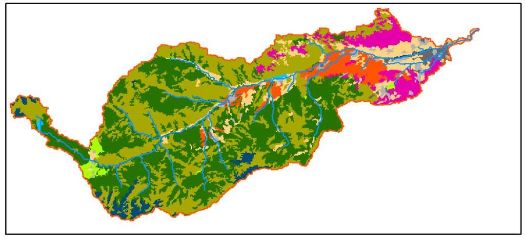 Data for model set up Daily discharge out of 2 dams - Vinça (irrigation): 24 hm 3, data