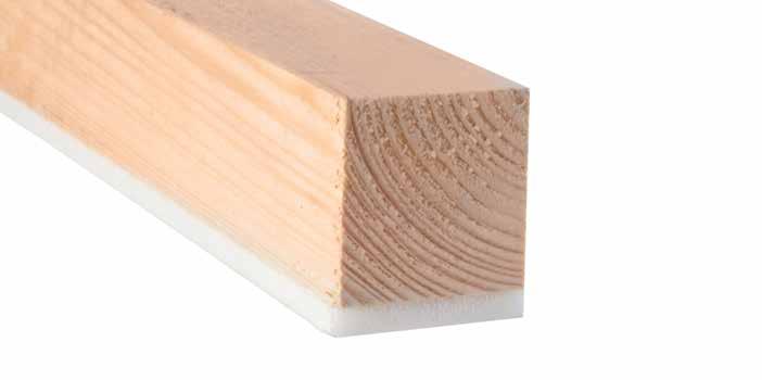 Solo Batten Type 40 / 52 Solo Batten comprises a dressed softwood timber batten, with an integral closed cell resilient layer.