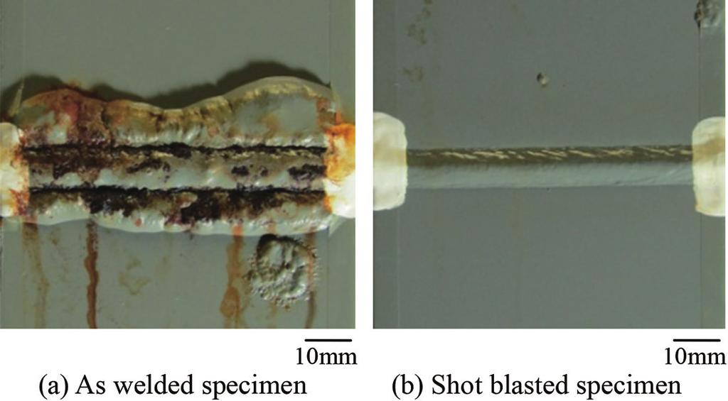 Fig. 9 Surface of the electrodeposition coated specimen after combined cyclic corrosion test of 120 cycles (440 MPa steel) Fig.